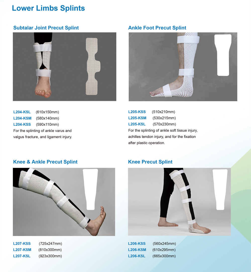 Resting Pan Position Precut Splint